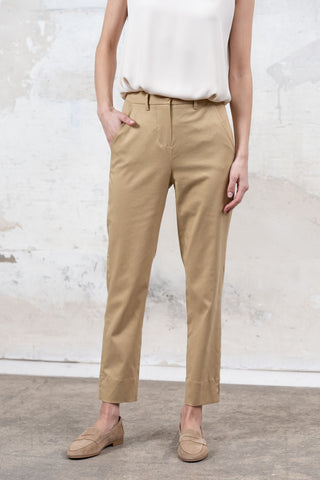 PANTALON ELISA BEIGE ABERTURA ABAJO