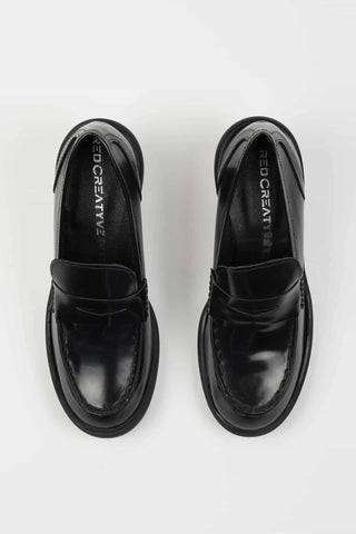 MOCASÍN TACÓN NEGRO