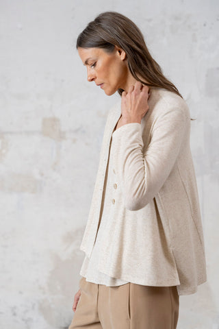 CHAQUETA PUNTO BEIGE