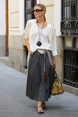 Marseillan grey skirt