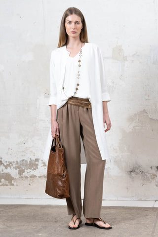 Sandália marrom Claudine