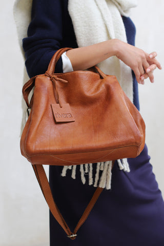 Caramel camel bag