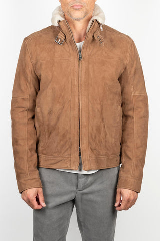 Cazadora Davan camel de ante