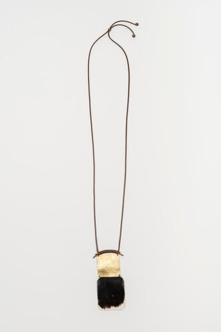 Seiva Brass Bone Necklace
