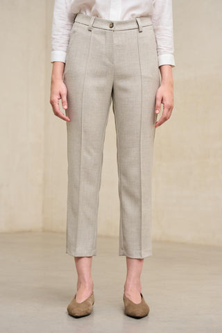 Leto melange stone pants