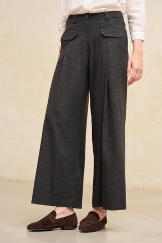 Lendo melange charcoal gray pants