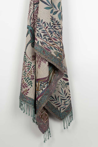 Multicolor cotton and wool Taleva scarf