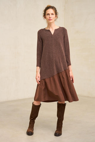 Esmuria Brown Dress