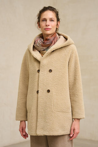 Verdora reversible beige coat