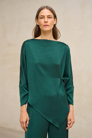 Blusa Leia verde esmeralda