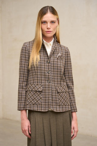 Tazzi Plaid Jacket