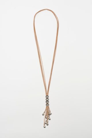 Colar Selvara com detalhes em prata