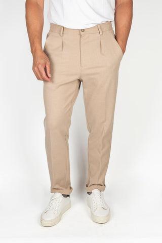Calviro camel trousers