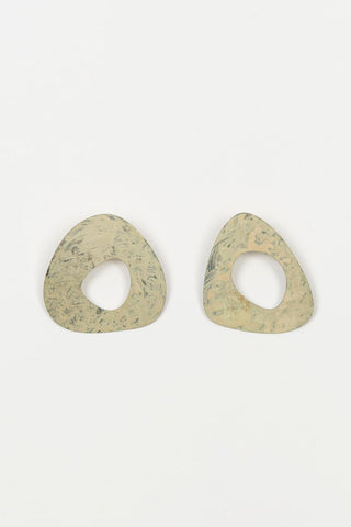 Pendientes Bravia verde pátina FL Private Collection