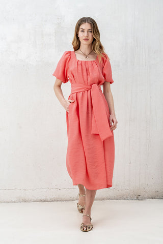 Coral Guiza dress