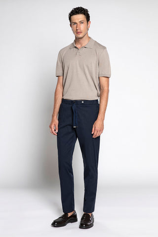 Myths navy blue drawstring pants