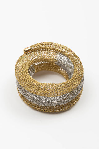 BRAZALETE DORADO/GRIS