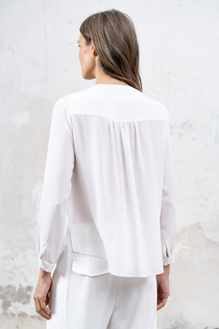 CAMISA SOBREPOSICIÓN DELANTERO BLANCO