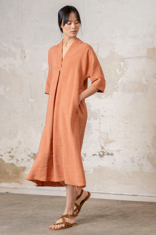 VESTIDO KIMONO TEJA