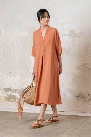 VESTIDO KIMONO TEJA