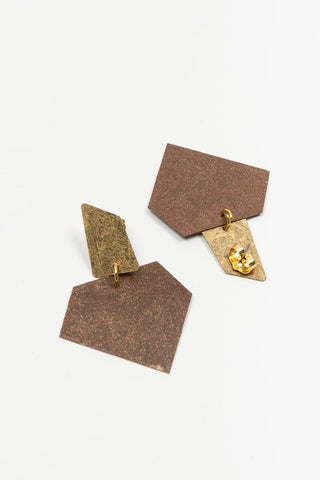 Pendientes Laxe bronce FL Private Collection