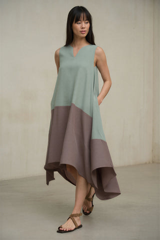 Velaria aquamarine dress