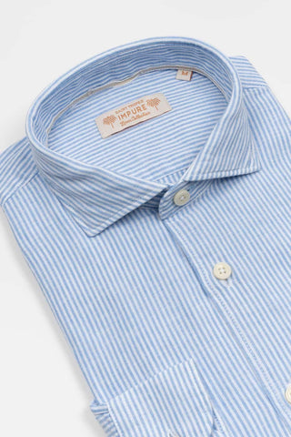 Camisa lino azul cielo Impure