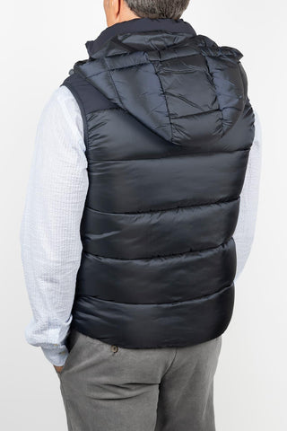 Navy padded gilet