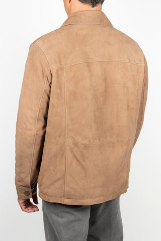 Lender camel suede jacket