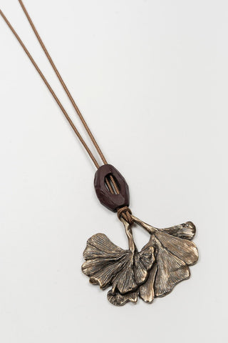 Gineva Brass Necklace