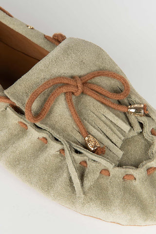 Mocasín Flecco pistacho