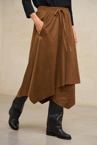 Falda Maia camel