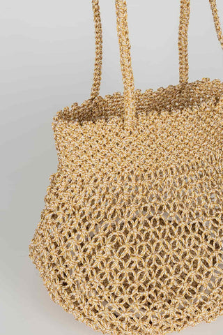 Bolso Maelis dorado champagne