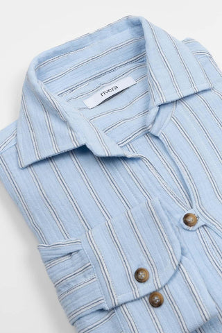 Camisa Elian azul cielo Rivera