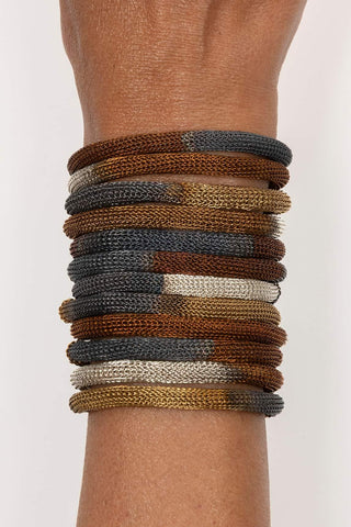 Pulseira Veida de malha multicolor