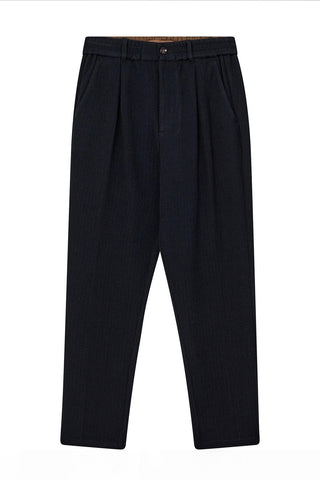 Mos Mosh navy blue Baldo trousers