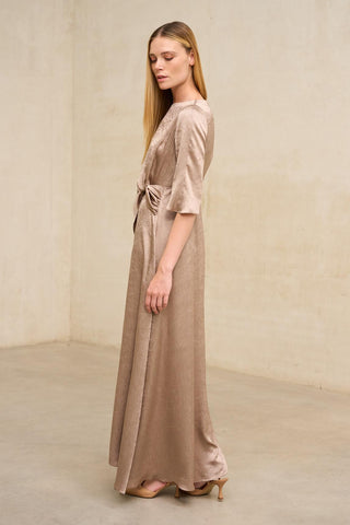 Vestido Galdoria dourado