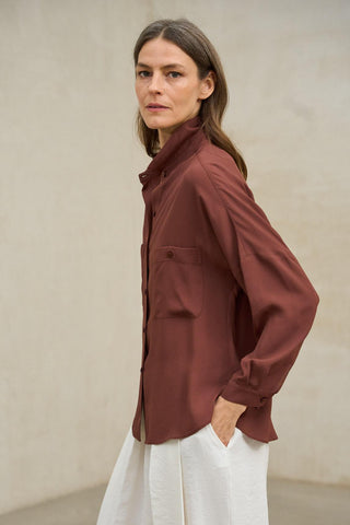 Camisola Arlen castanha