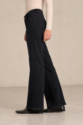Cambio Dovira navy blue trousers