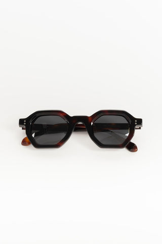 Ofelia Rivera dark tortoiseshell sunglasses
