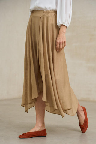 Nadeya Camel Skirt