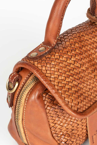 Bruna mini camel bag