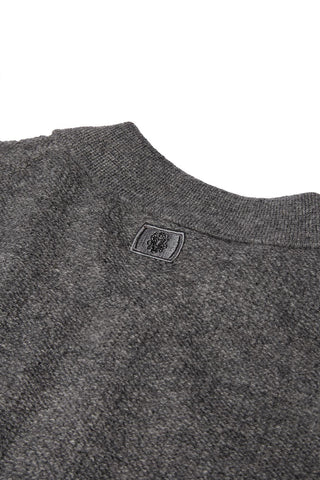 Mos Mosh Odrik dark grey knit polo shirt