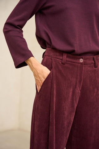 Pantalón Érval burdeos