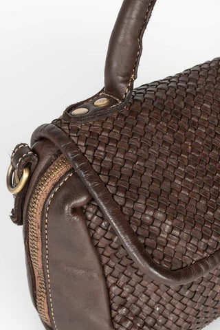Bruna mini brown bag