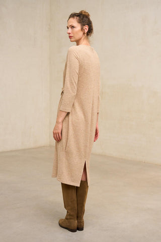 Vestido Belurena beige
