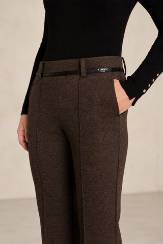 Cambio Fenira khaki trousers