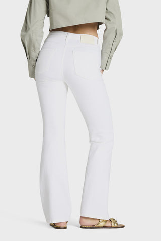 Cambio Fabienne white trousers