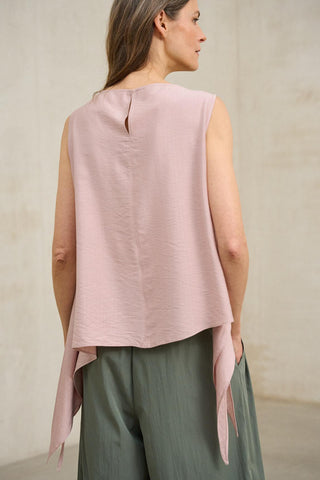 Blusa Alma rosa empolvado