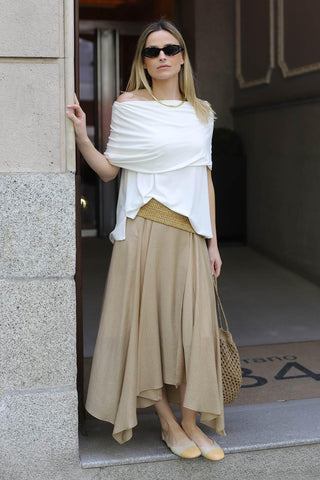 T-shirt Oryen branco